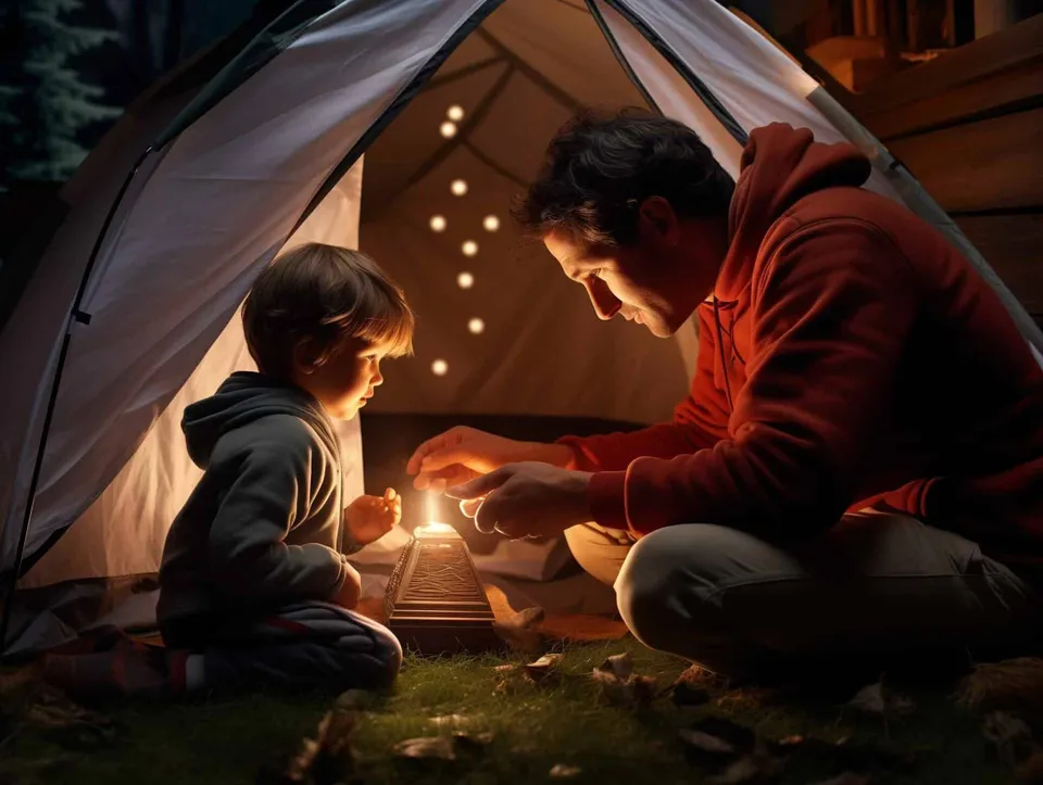 Camping im Garten