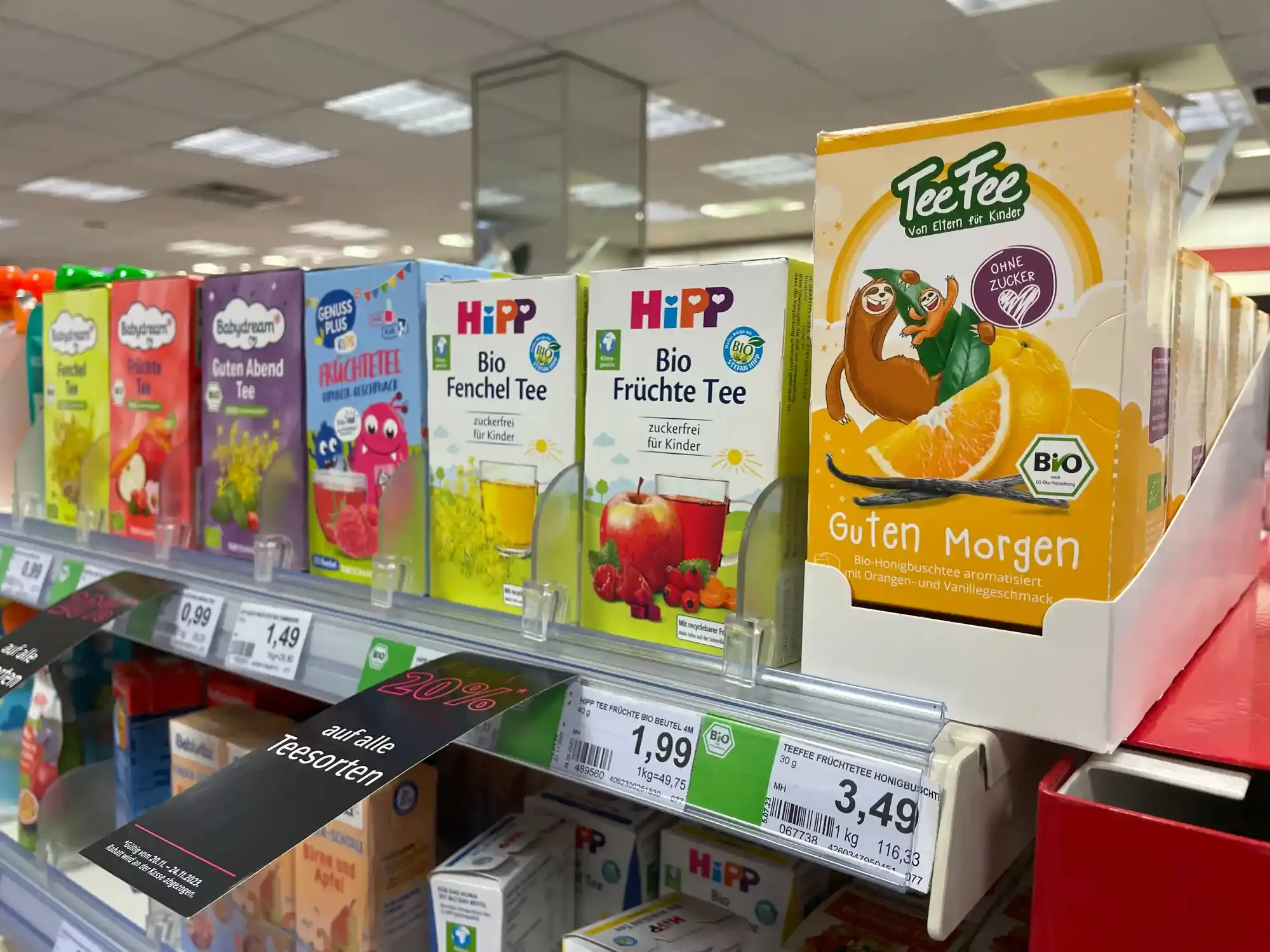 Kindertee "Guten Morgen" von TeeFee bei Rossmann