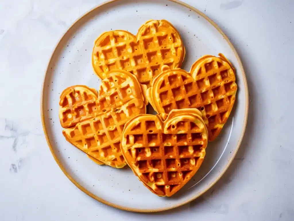 Fertige Süßkartoffel-Waffeln für Babys