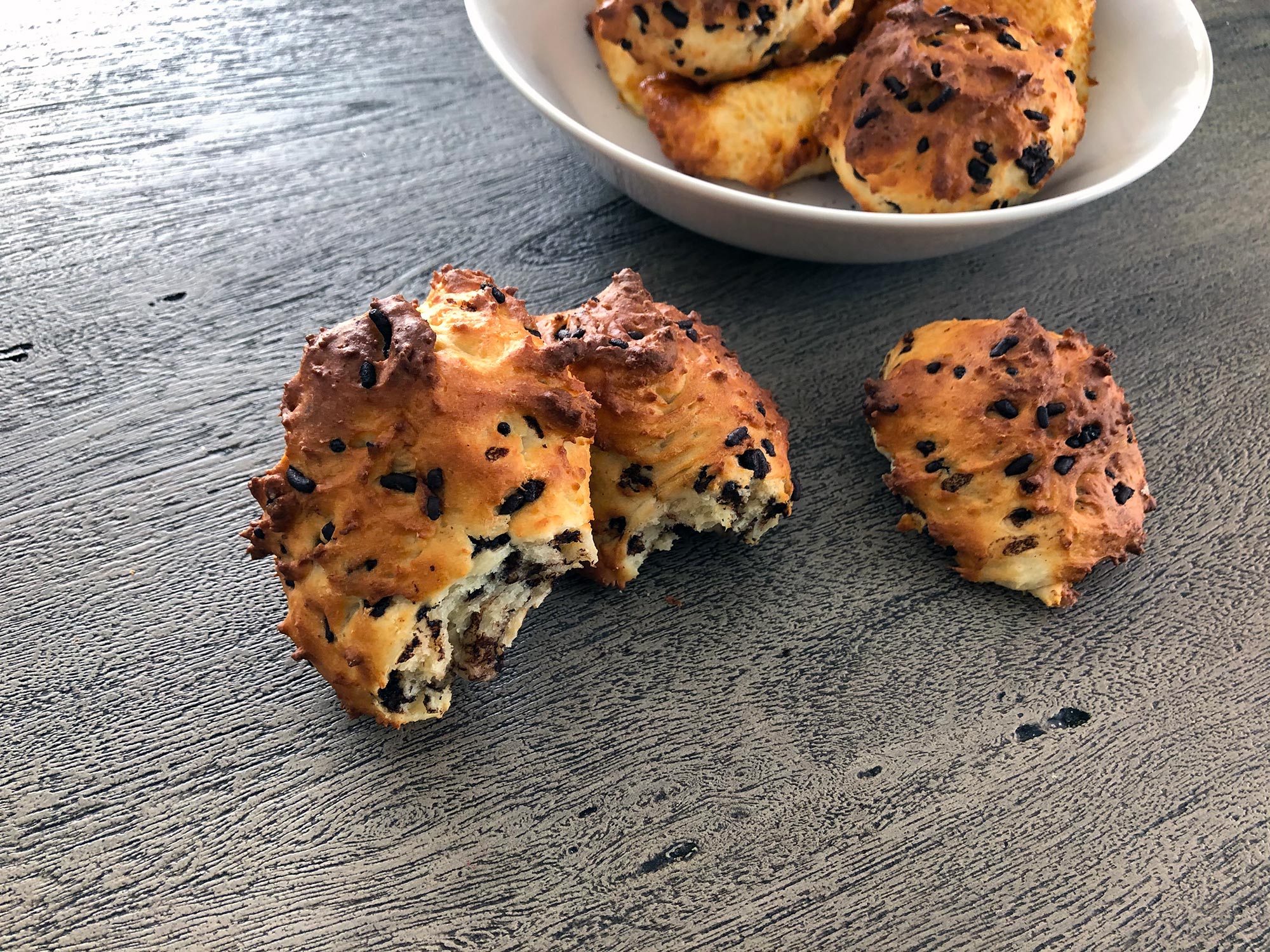 Selbst gemacht: Schoko-Quark-Brötchen