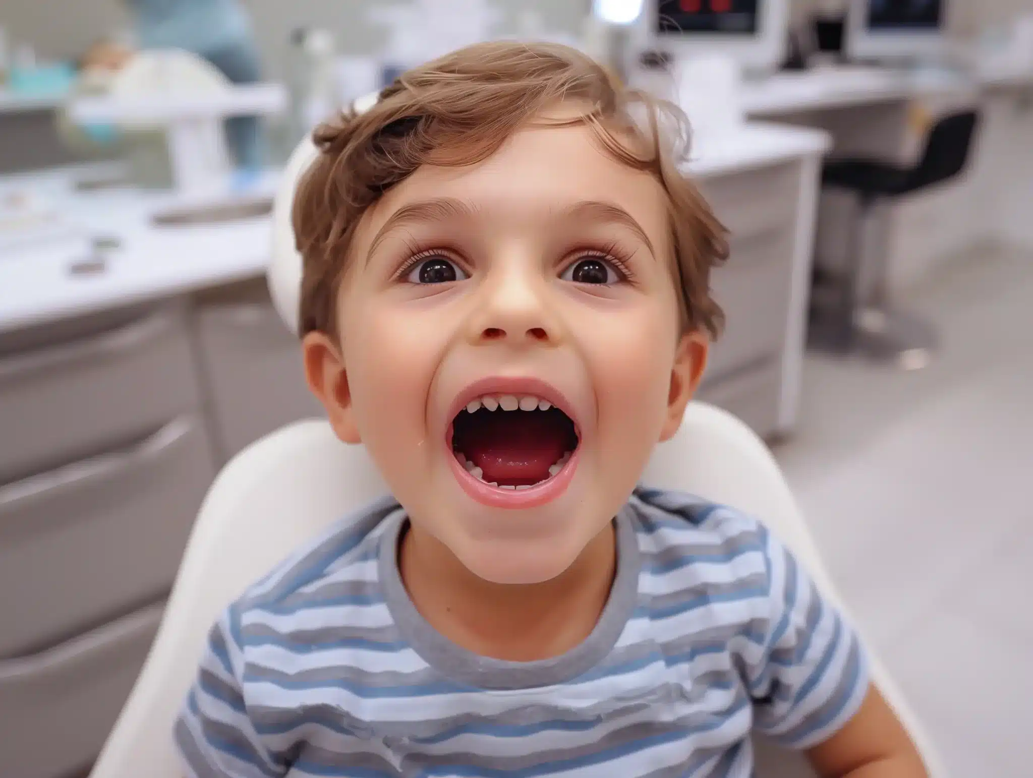 Zahnhalsfüllung bei Kindern
